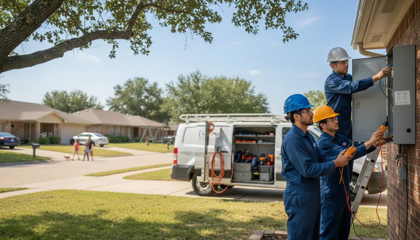 Certified electrician providing emergency electrical services in Revillo, SD